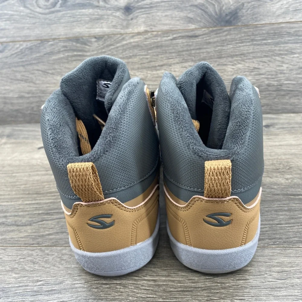 Hobibear Barefoot Winter Boots Mens 42 Grey Tan Minimalist Wide Toe Box